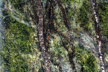 Green stone surface