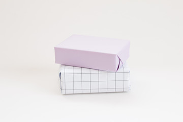 Pastel gift boxes