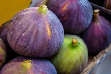 fresh figs for sale at a market