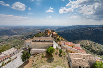 Obraz premium La cittadina di Belcastro in provincia di Catanzaro, regione Calabria IT
