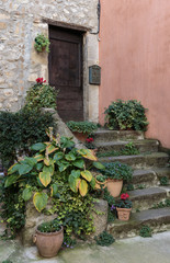 Entrance to the old French house