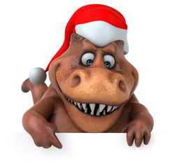 Fun dinosaur- 3D Illustration © Julien Tromeur