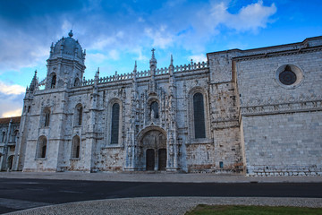 Fototapeta premium Jeronimo monastery in lisbon, portugal . unesco world heritage site