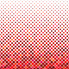 Abstract diagonal square pattern background design - geometric vector graphic from squares in red tones