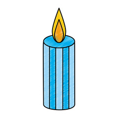 celebration candle isolated icon