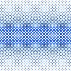 Symmetrical geometric halftone square pattern background - vector graphic from squares in varying sizes