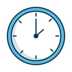 time clock isolated icon