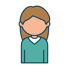 beautiful businesswoman avatar character