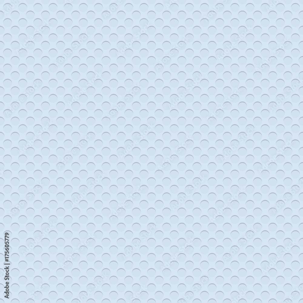 Poster seamless cutout circle pattern texture background - spatial geometric vector illustration with shado