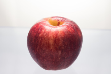 Fresh gala apple on white background.
