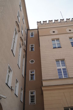 Rathaus in Oppeln,Polska,Schlesien,Opole,opole, haus, architektur, stadt, strasse, italien, fenster, wand, zuhause, fra, st&auml;dtisch, backstein, dorf, europa, pueblo, fassade, alt, piter, t&uuml;r, 