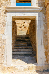 View of the historic venetian fort of Kazarma. Sitia, Crete