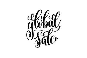 Obraz premium global sale hand lettering inscription for discount card