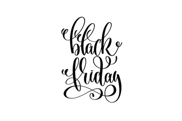Fototapeta premium black friday - hand lettering inscription