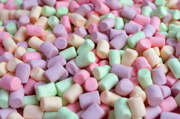 colorful marshmallows background