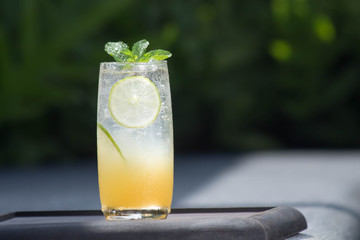 Honey lime juice.