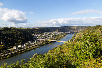 Fototapeta premium Mosel bei Kobern-Gondorf
