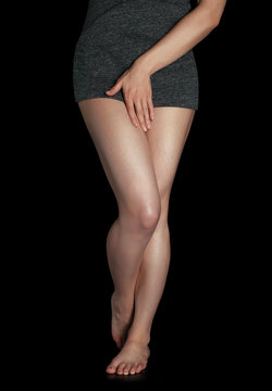 Slim Sensual female legs