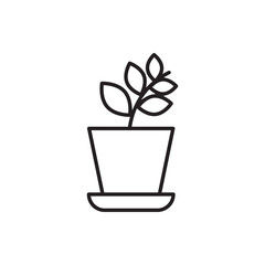 Naklejka na ściany i meble plant icon