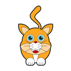 cat vector cartoon
