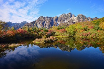 Fototapeta na wymiar Senninike-pond ~ autumn