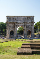 Obraz premium Arco di Costantino im Forum Romanum, Rom, Italien