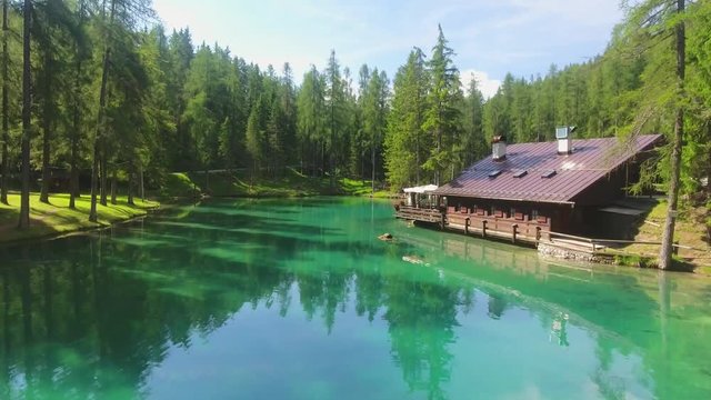Lake Ghedina, Dolomites.