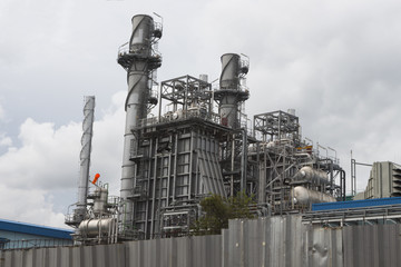 Obraz premium power plant station Building