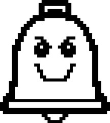 Evil 8-Bit Cartoon Bell