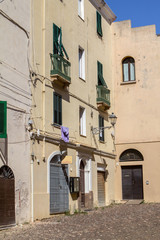 Streets of old city Alghero