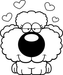 Cartoon Poodle Love