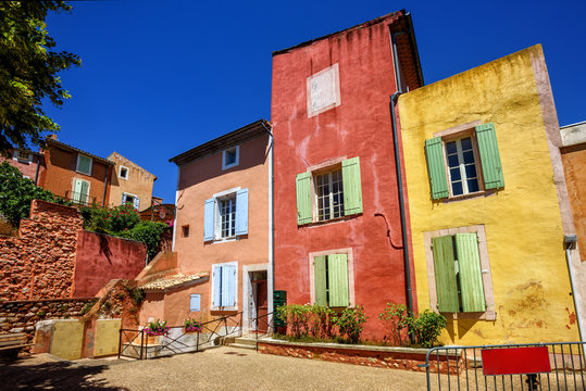 Old Town of Roussillon, Provence, France