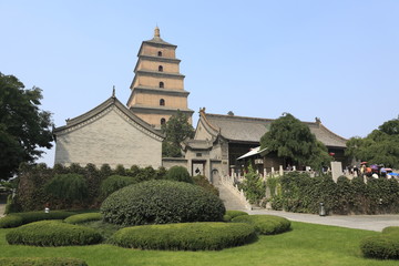 Obraz premium 大慈恩寺の大雁塔