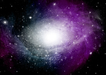 Obraz premium galaxy in a free space