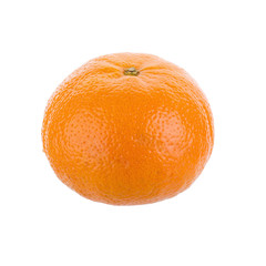 fresh orange fruit isolated on white background