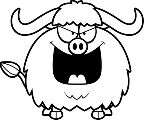 Evil Cartoon Yak