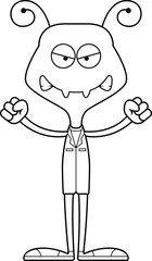 Cartoon Angry Doctor Ant