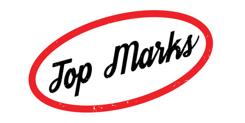 Top Marks rubber stamp. Grunge design with dust scratches. Effects can be easily removed for a clean, crisp look. Color is easily changed.