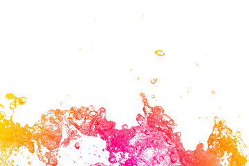 water splash isolated on white background