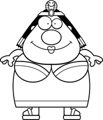 Happy Cartoon Cleopatra