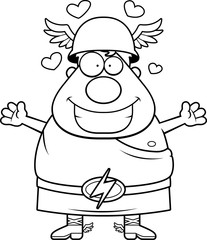 Cartoon Hermes Hug