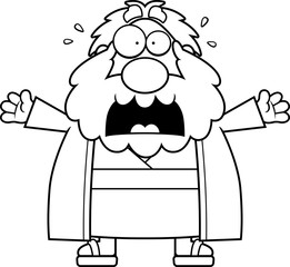 Scared Cartoon Moses