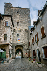 Dans les rues de Villeneuve d'Aveyron