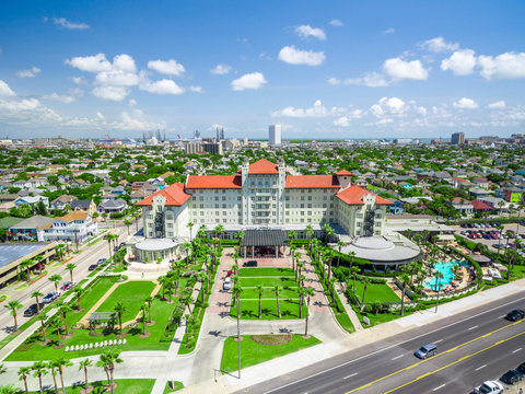 Aerial Photo Of Galveston Texas