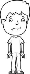 Sad Teen Boy