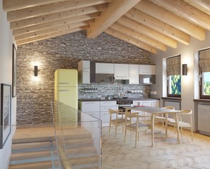 Obraz premium Cucina di giorno
