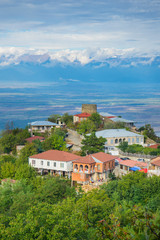 Naklejka na ściany i meble Autumnal landscape of Kakheti region