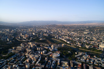 View of Tbilisi from a height.