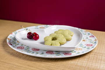 Biscotti con ciliegie