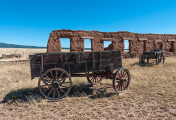 Fototapeta na wymiar Old Fort in New Mexico